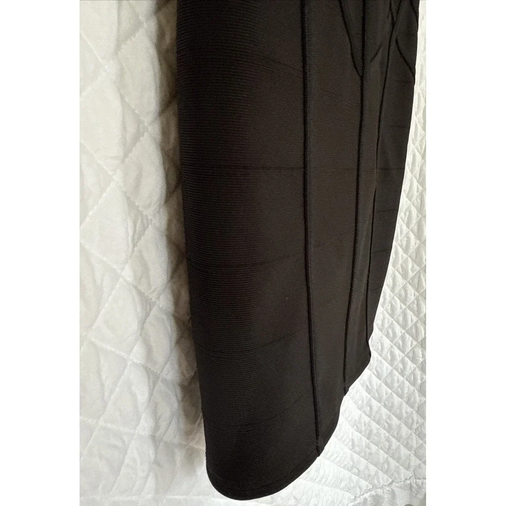 Bodycon Hot Haute‎ Monde Black Spaghetti Corset Dress Size L
